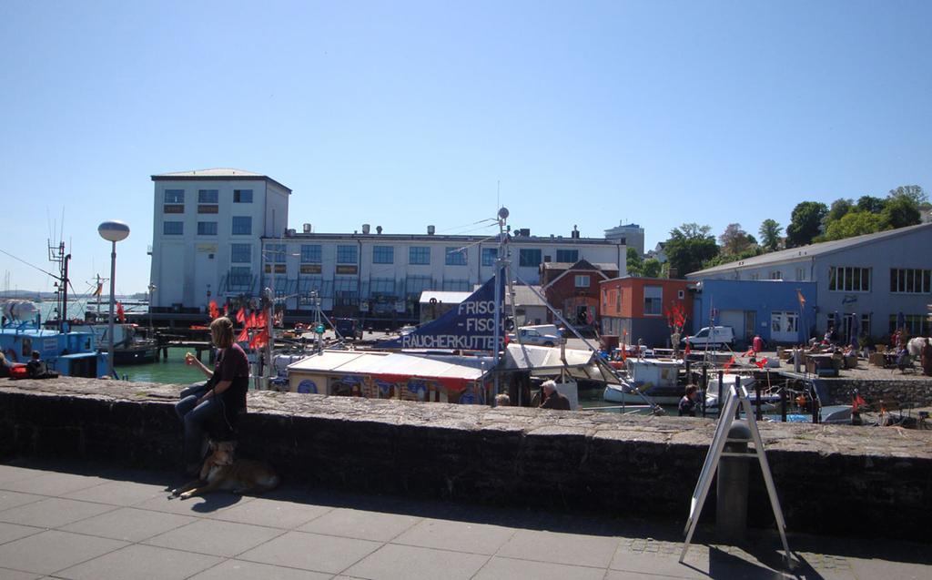 Ferienwohnung Kutterfisch direkt im Stadthafen Sassnitz Exterior foto